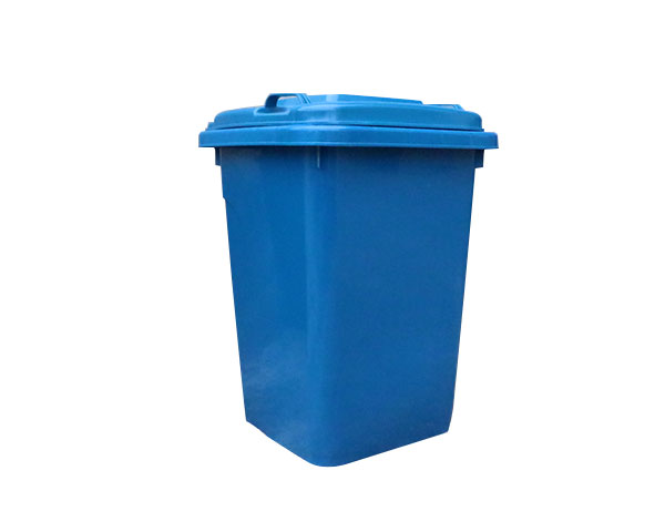 浙江50L蓝色塑料垃圾桶